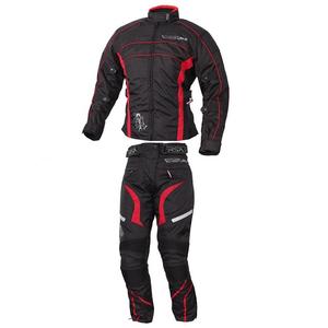 Tuta da moto da donna RSA SW-01 rosso - 2 pezzi Saldi
