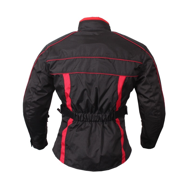Tuta da moto da donna RSA SW-01 rosso - 2 pezzi Saldi