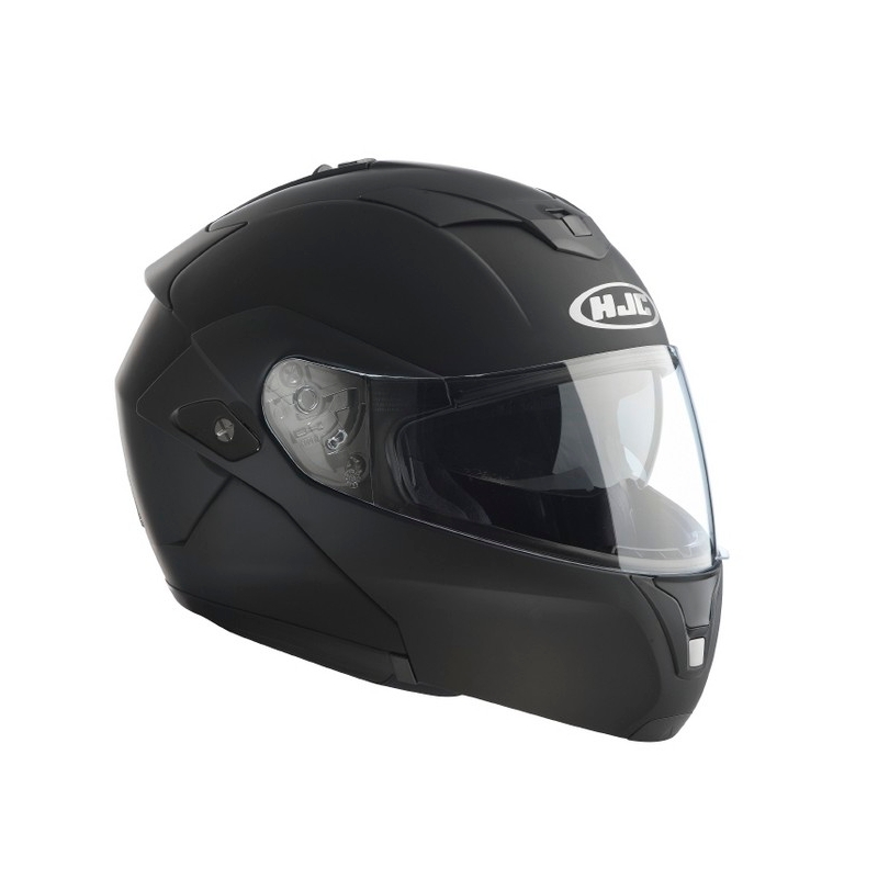 Vyklápěcí přilba na motorku HJC SY-MAX 3 Rubbertone černá matná výprodej
