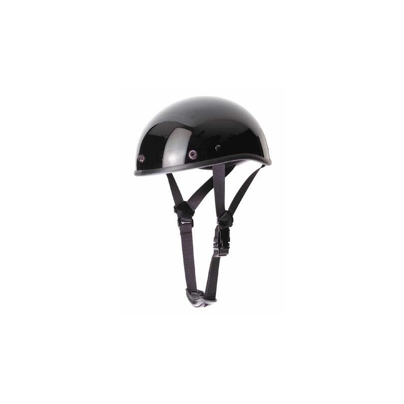 Helmy na motorku - helma BRAINCAP - Chopper černá