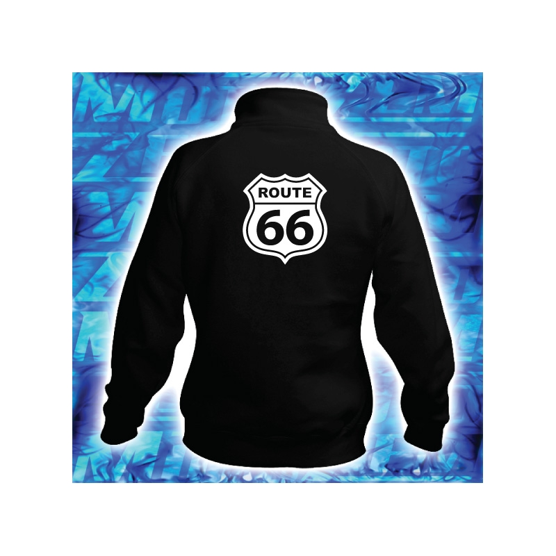 Dámská mikina s motivem Route 66 výprodej