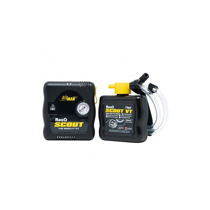 Kit automatico di riparazione pneumatici airMAN ResQ Scout VT MOTO