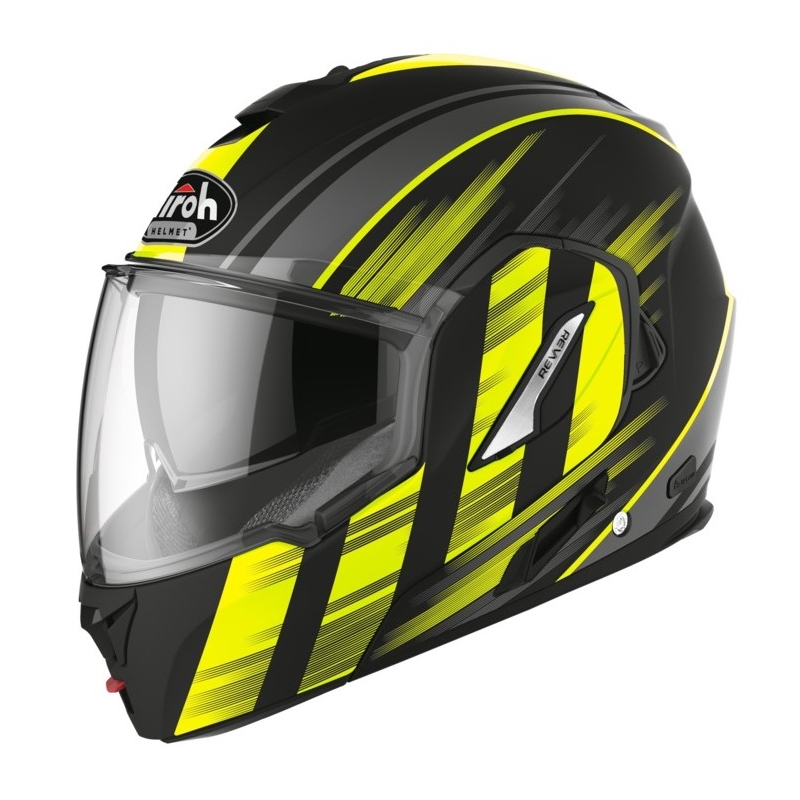 Překlápěcí přilba Airoh REV19 Ikon černo-fluo žlutá
