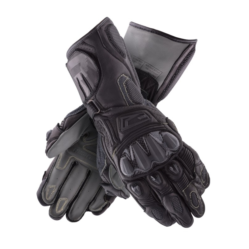 Guanti da moto Rebelhorn Rebel nero Saldi