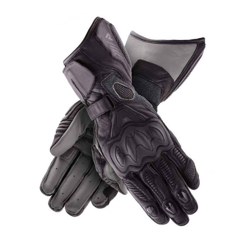 Guanti da moto da donna Rebelhorn Rebel nero Saldi
