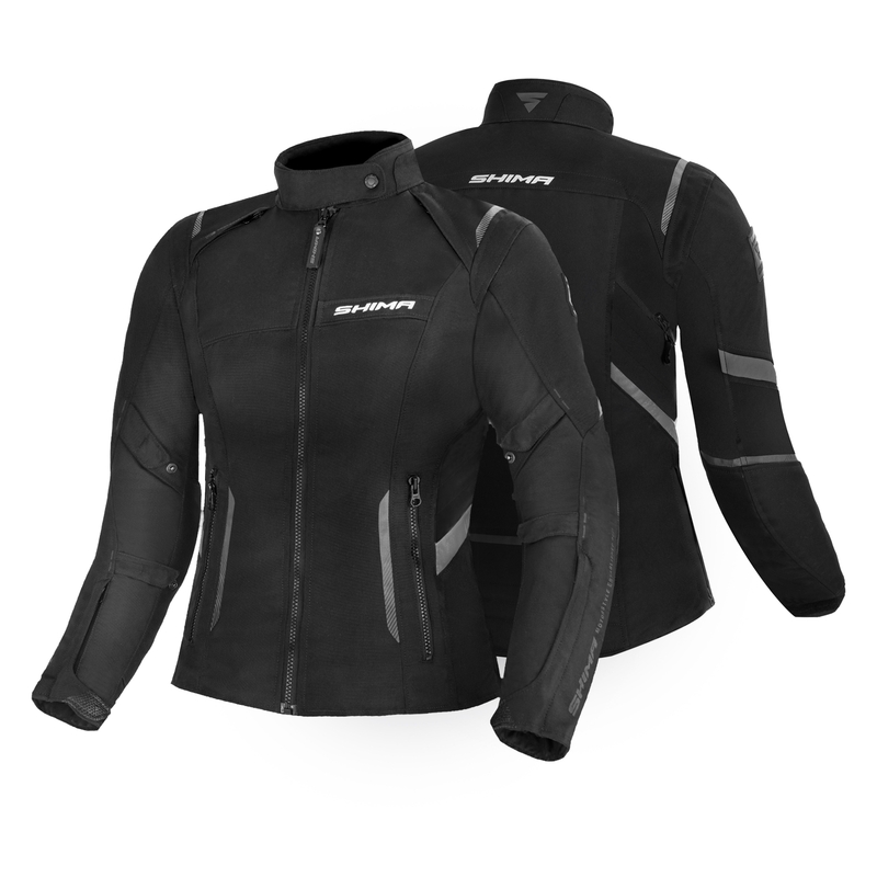 Giacca da moto da donna Shima Rush nero Saldi