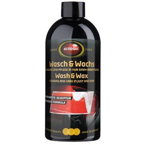 Shampoo con cera Autosol Wash and Wax 500 ml
