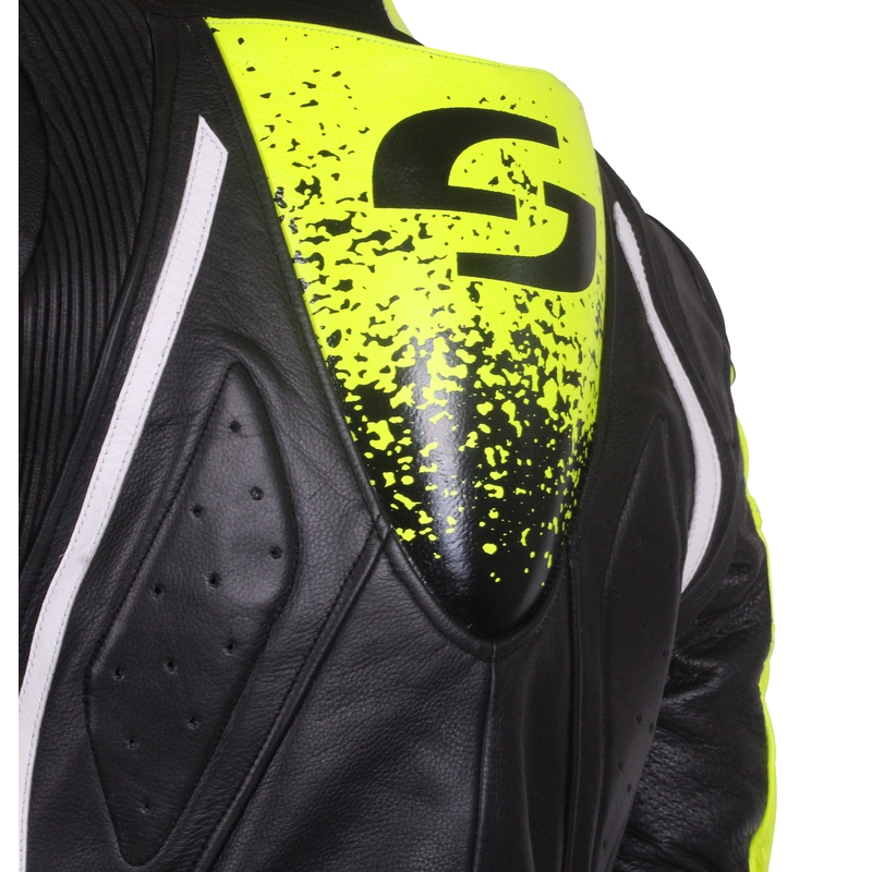 Tuta da uomo Tschul 585 nero-giallo fluo Saldi
