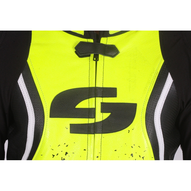 Tuta da uomo Tschul 585 nero-giallo fluo Saldi