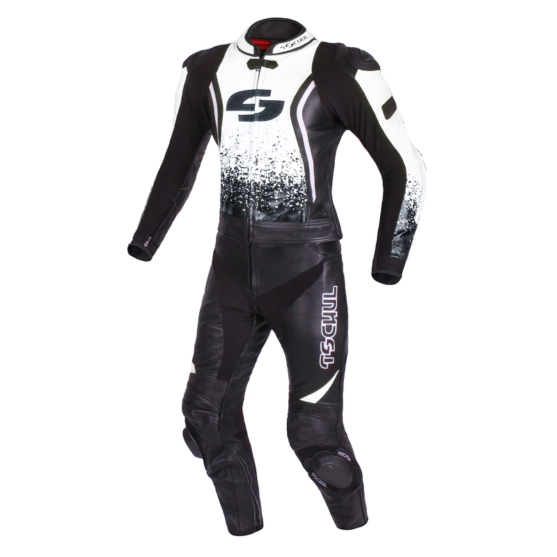 Tuta da uomo Tschul 585 in bianco e nero Saldi