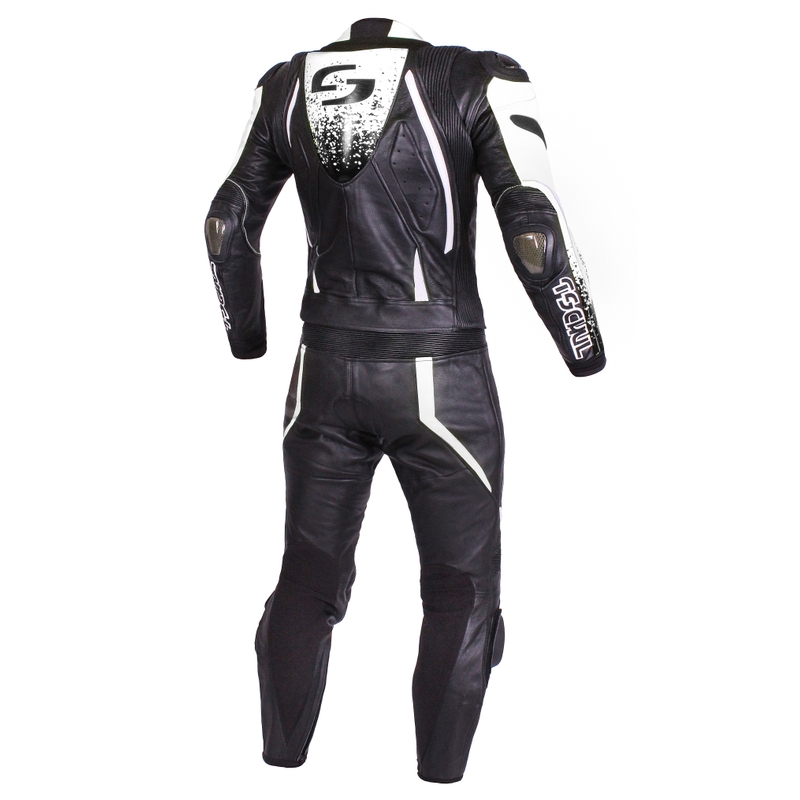 Tuta da uomo Tschul 585 in bianco e nero Saldi