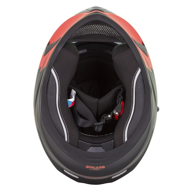 Integrální přilba Cassida Integral 3.0 RoxoR černo-šedo-fluo červená