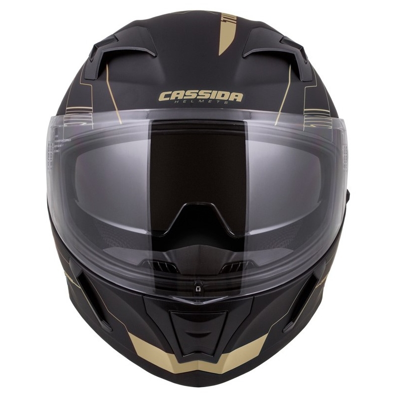 Casco integrale Cassida Integral 3.0 Turbohead nero-oro