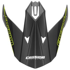 Visiera Cassida Libor Podmol nero-grigio-giallo fluo per casco da bambino