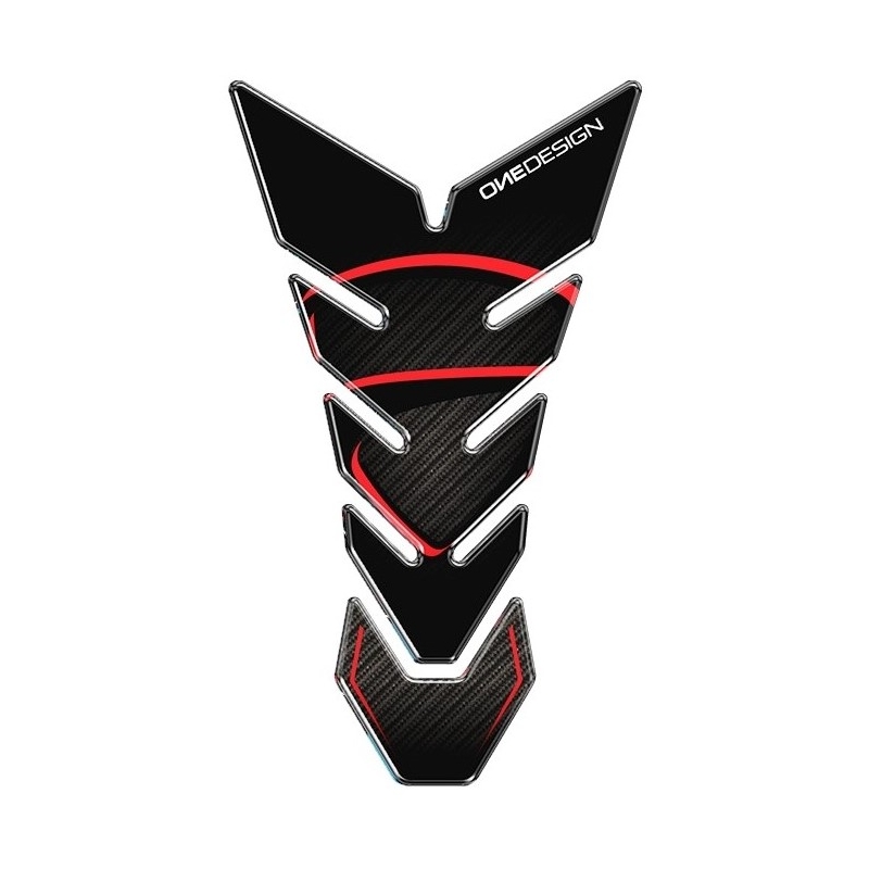 Coperchio del serbatoio del carburante Stampa - Black Edition nero-rosso