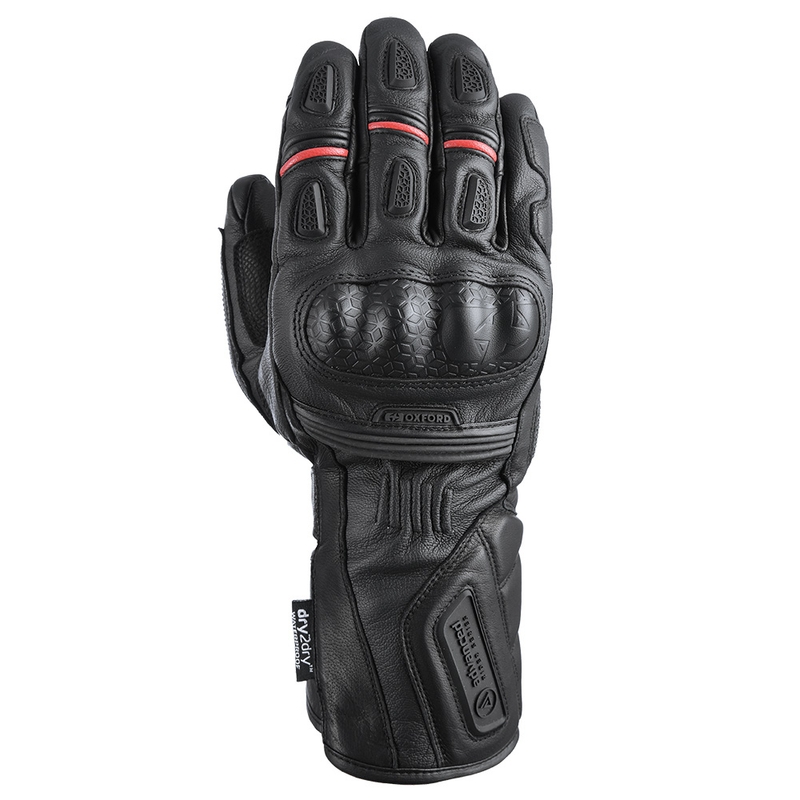 Guanti da moto Oxford Advanced Mondial lunghi neri