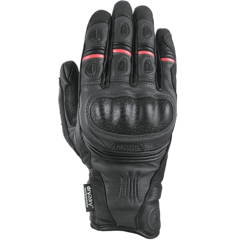 Guanti moto Oxford Advanced Mondial corti neri