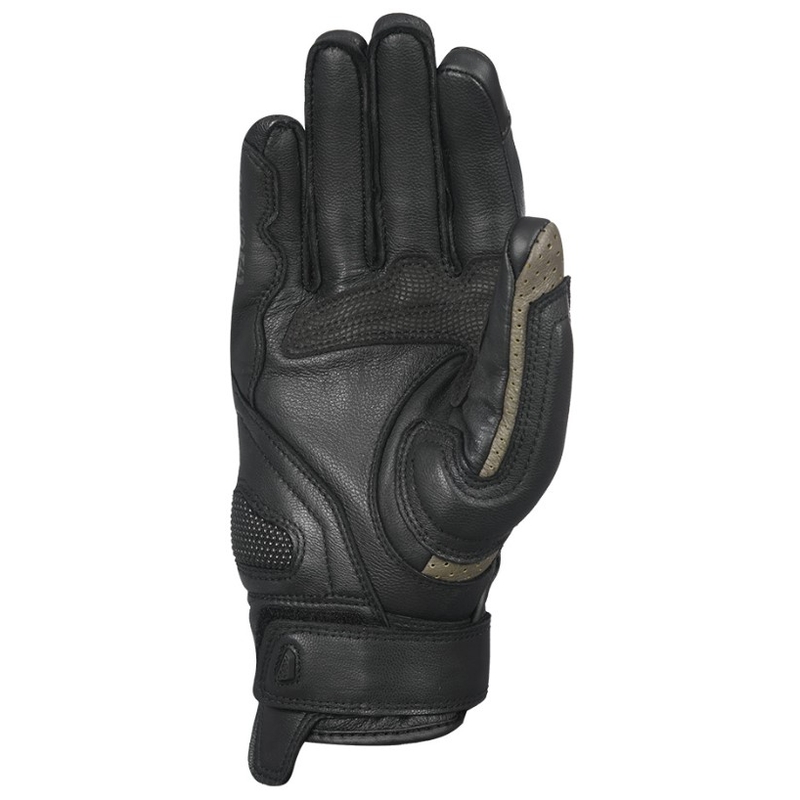 Guanti da moto Oxford Hawker marrone-nero Saldi