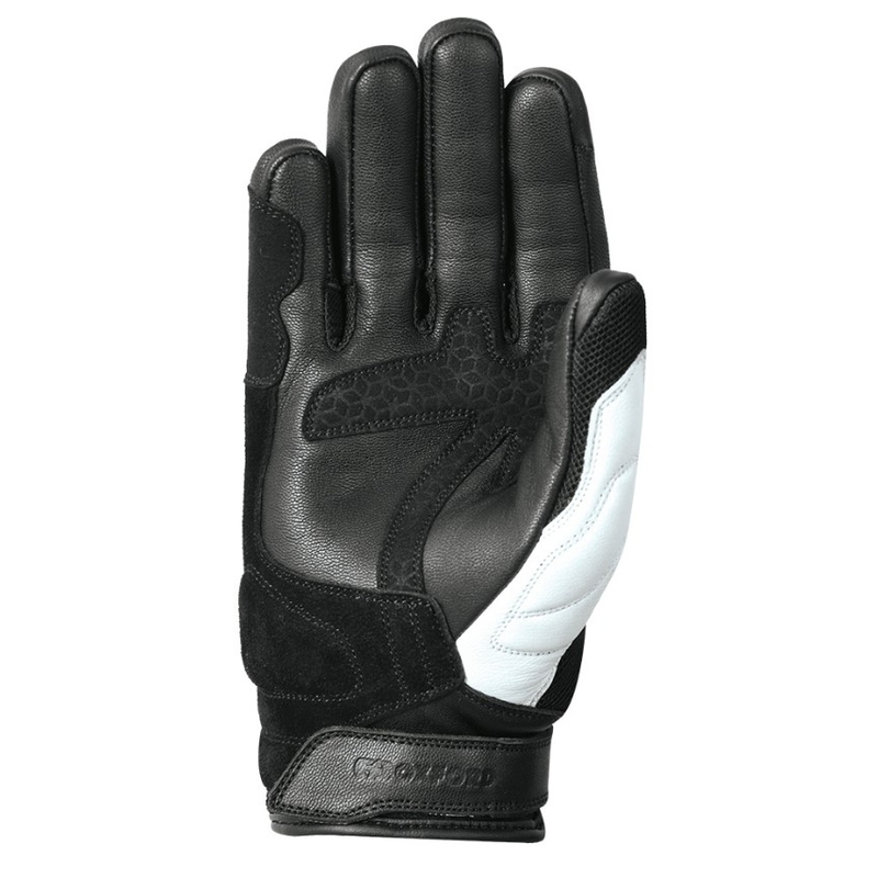 Guanti da moto Oxford RP-6S nero-rosso-bianco