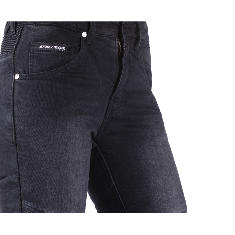 Jeans Street Racer Spike II Donna Slim fit CE nero