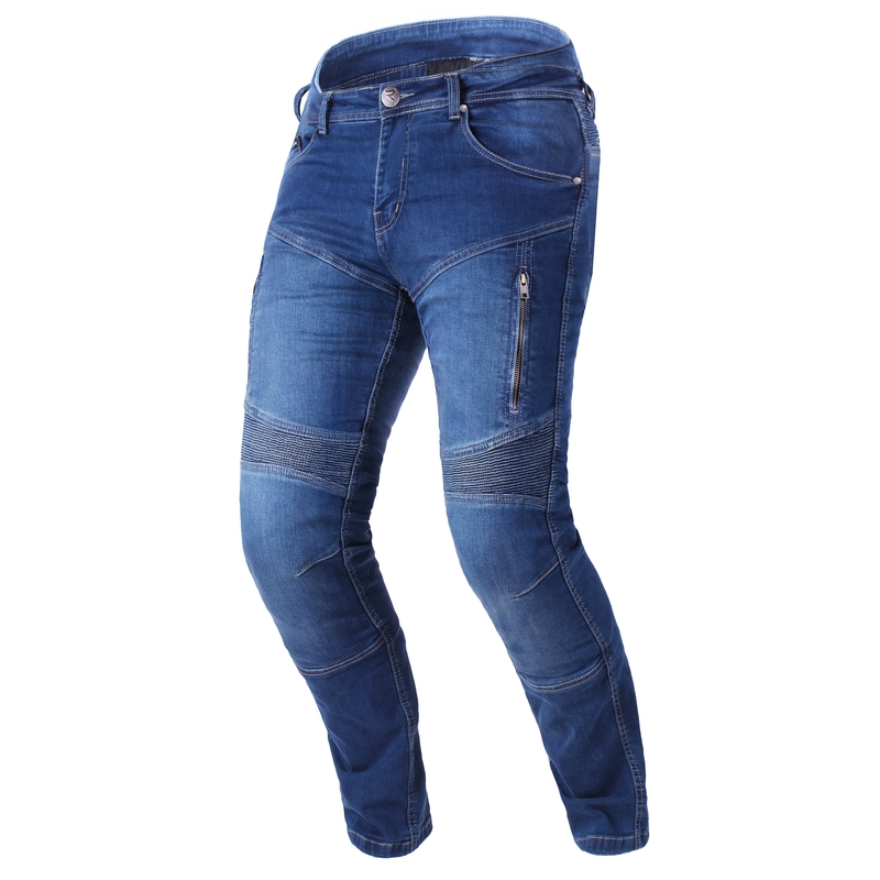 Jeans da moto Street Racer Basic II CE Blu
