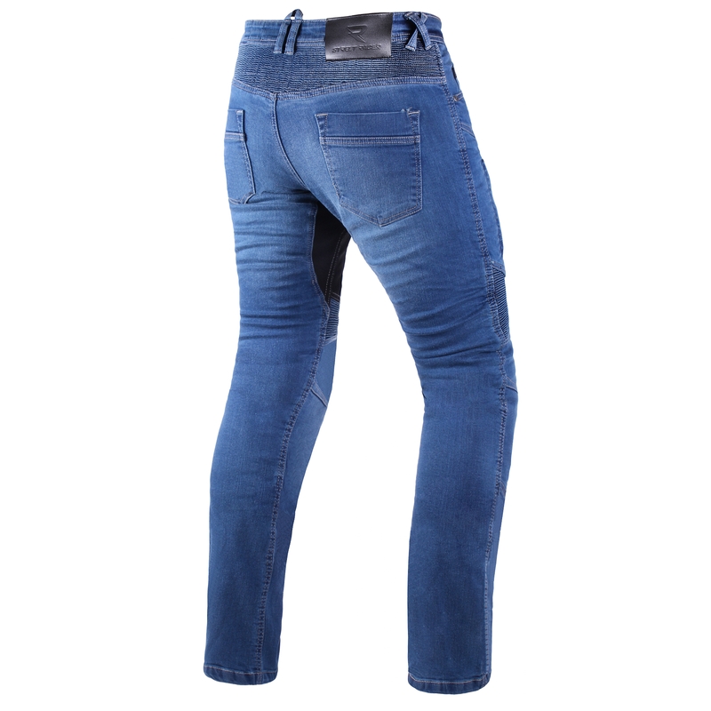 Jeans da moto Street Racer Stretch II CE Blu Extended