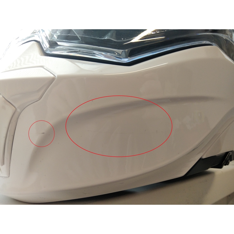 Překlápěcí přilba Scorpion EXO-TECH bílá - II. jakost
