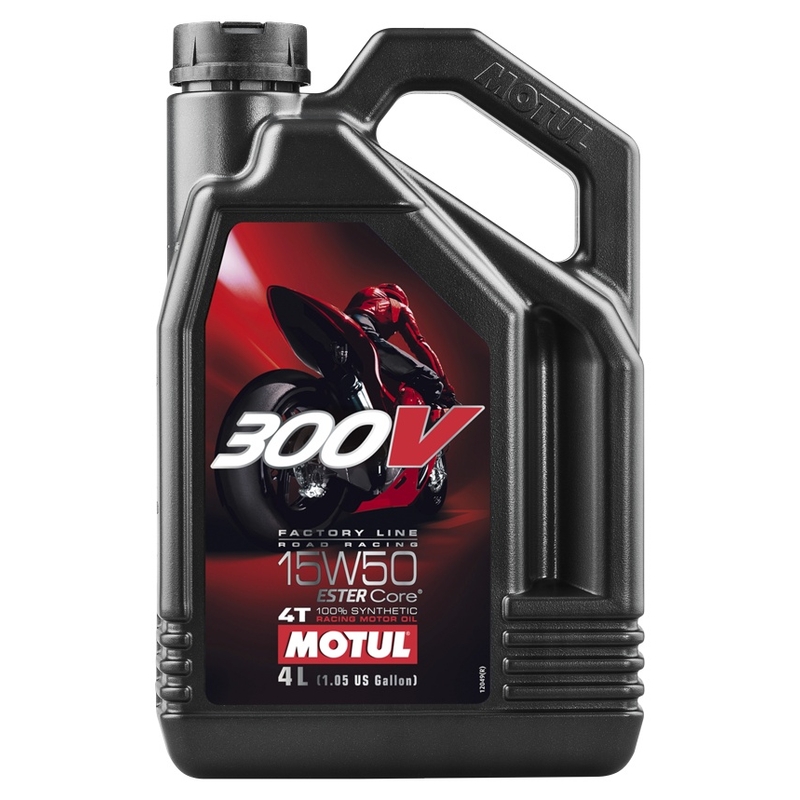 Olio Motul 300V 4T FL Road Racing 15W50 4 l