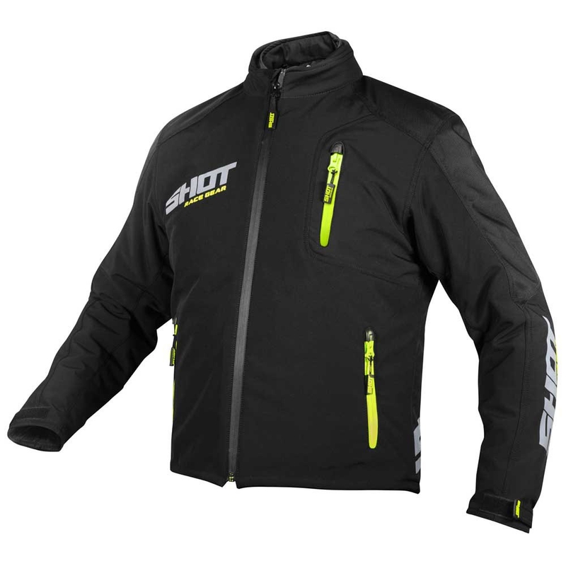 Shot Giacca Climatic nero-giallo fluo Saldi