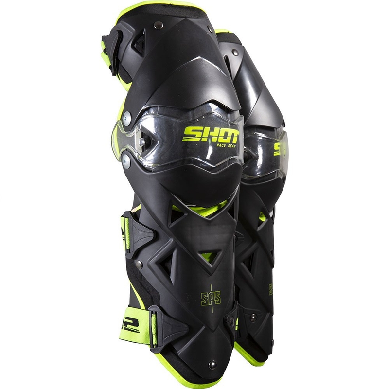 Chrániče kolen Shot Interceptor černo-fluo žluté