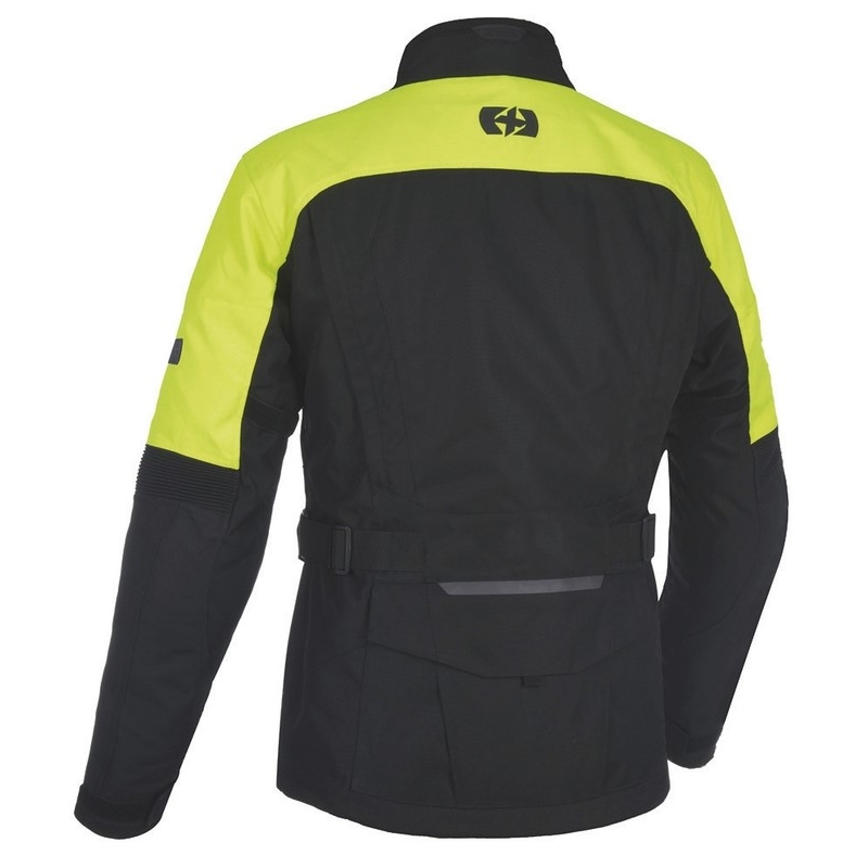 Giacca da moto Oxford Advanced Continental nero-giallo fluo