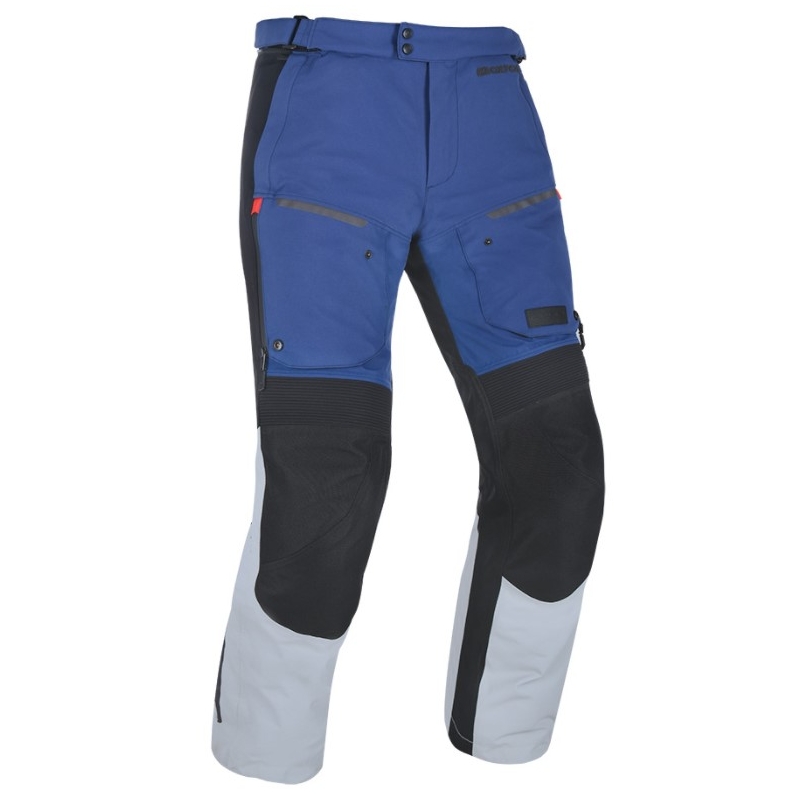 Pantaloni da moto Oxford Advanced Mondial grigio, nero e blu Saldi