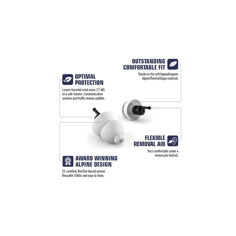 Tappi per orecchie ALPINE MotoSafe - Pro