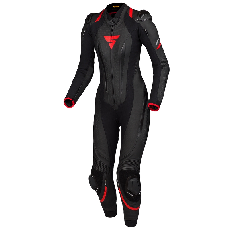 Costume intero da donna Shima Miura RS nero-rosso