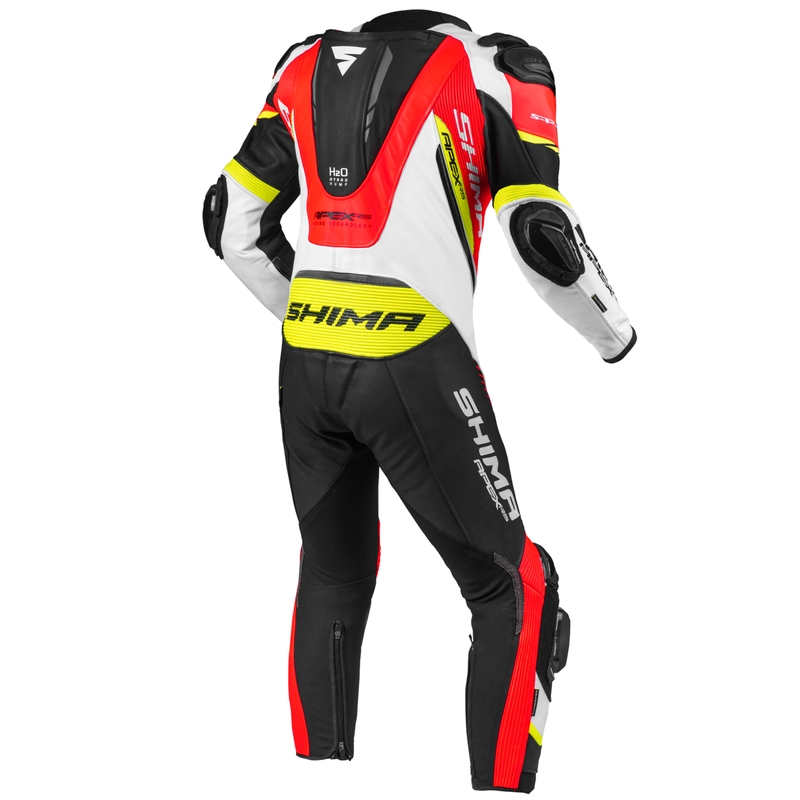 Tuta intera Shima Apex RS nero-bianco-rosso-giallo fluo Saldi