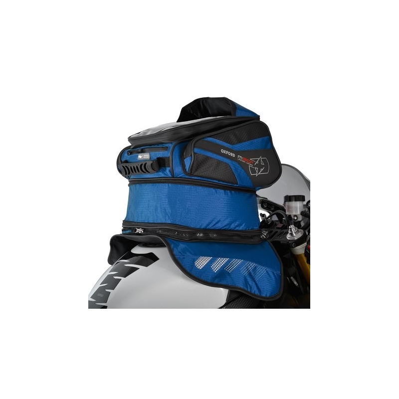 Borsa da serbatoio per moto Oxford M30R nero-blu