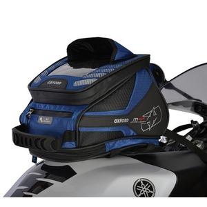Borsa da serbatoio e bisaccia Oxford M4R Tank 'n' Tailer nera e blu