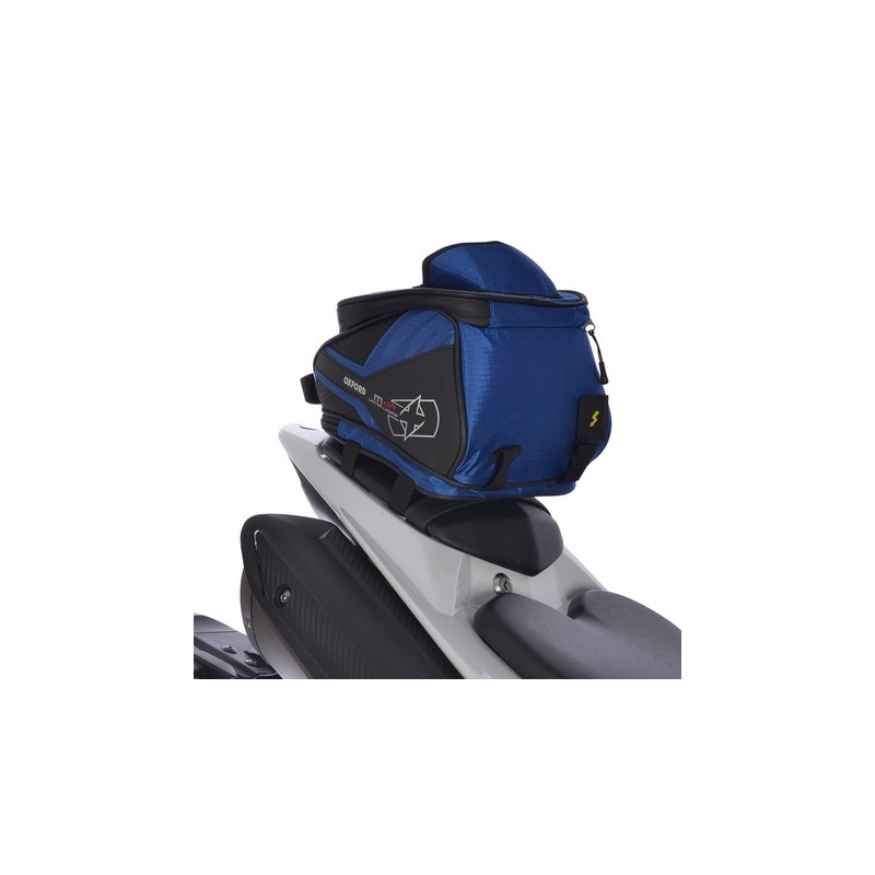 Borsa da serbatoio e bisaccia Oxford M4R Tank 'n' Tailer nera e blu