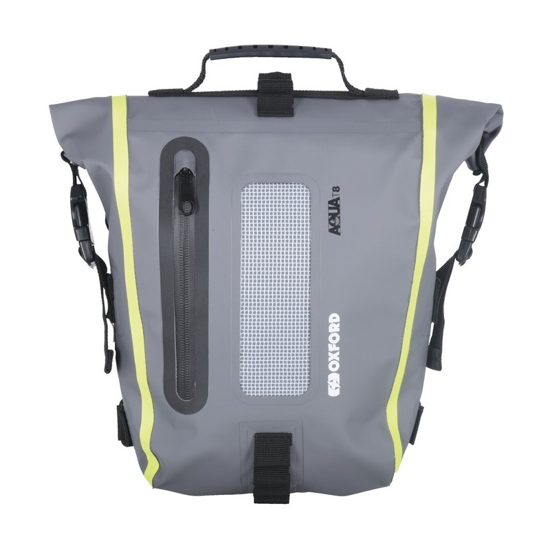 Brašna na sedlo spolujezdce Oxford Aqua T8 Tail bag černo-šedo-fluo žlutá