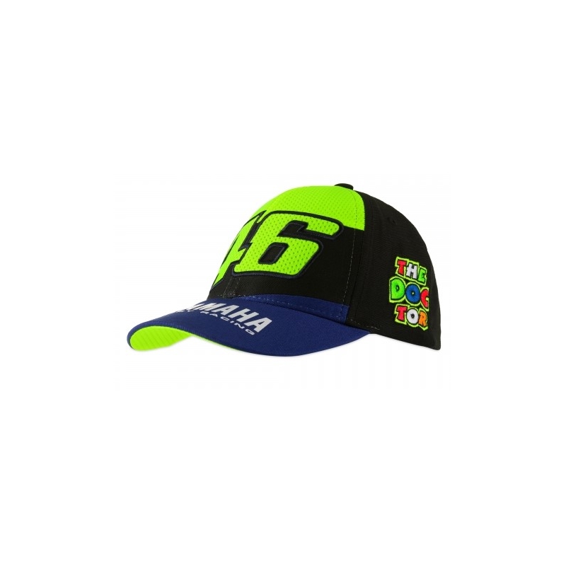 Dětská kšiltovka Valentino Rossi VR46 YAMAHA modro-černo-žlutá
