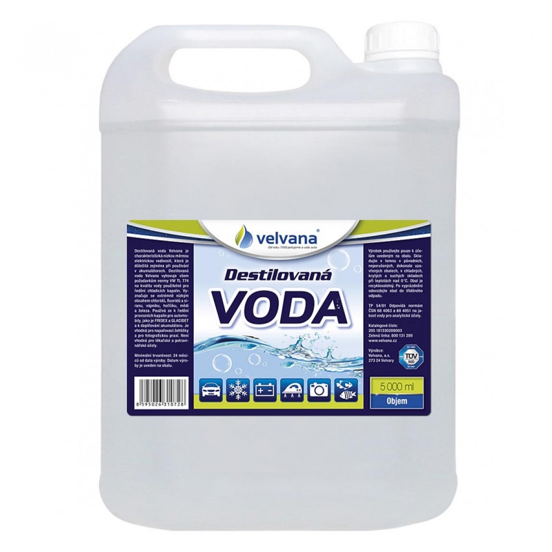 Acqua distillata velvana 5 l