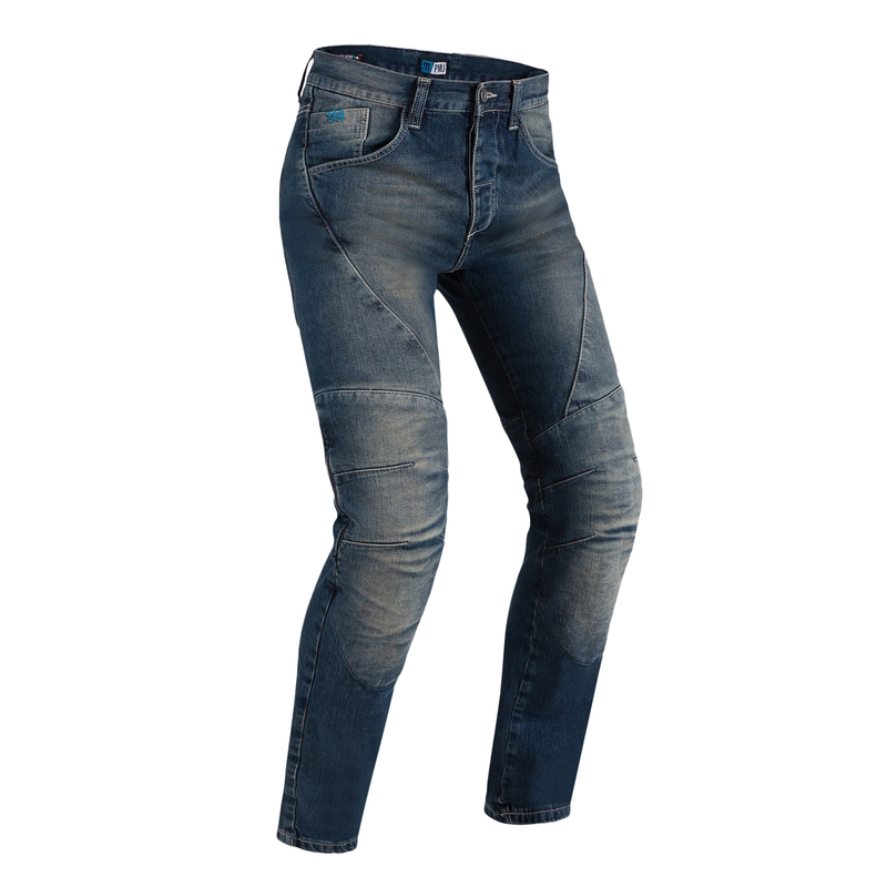 PMJ Dallas, jeans da moto blu Saldi