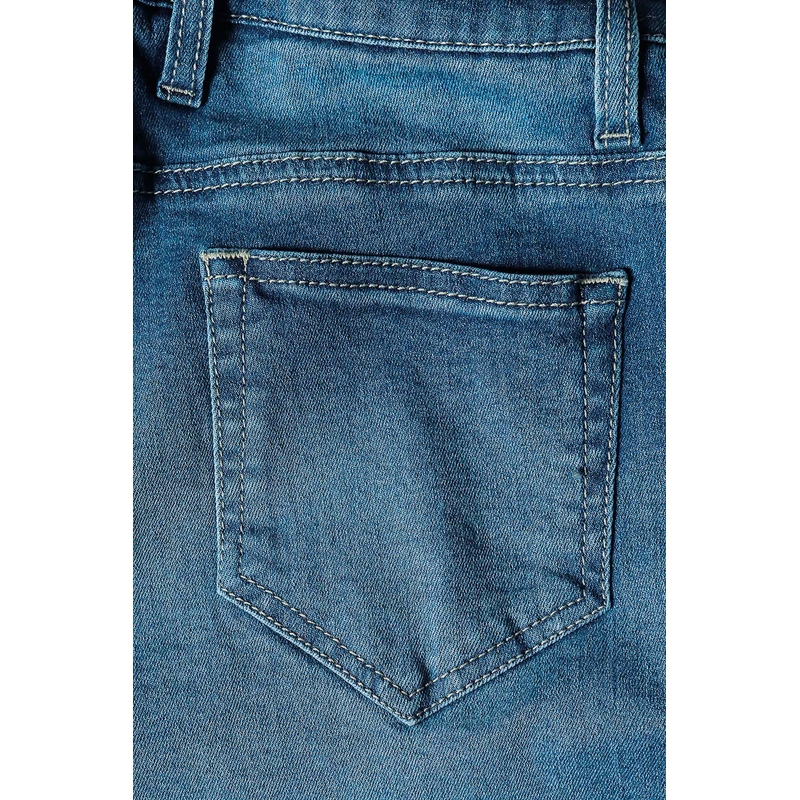 Jeans skinny da motociclista PMJ Donna Blu Saldi