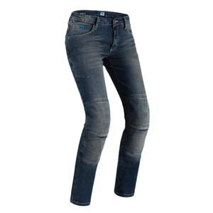 Jeans da moto da donna PMJ Florida blu Saldi