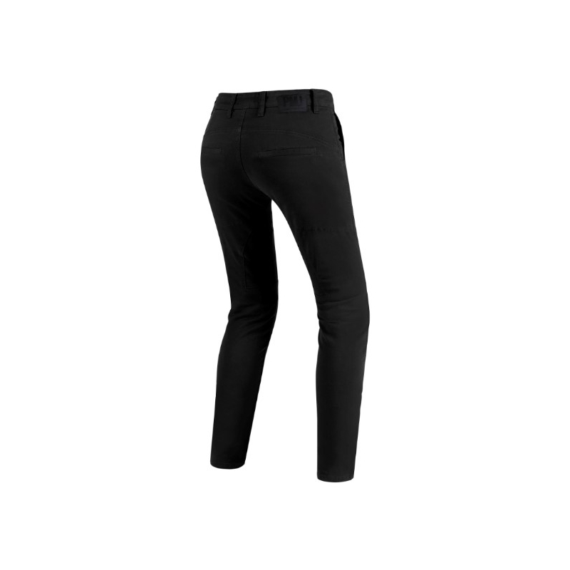 Jeans da moto da donna PMJ Santiago nero Saldi