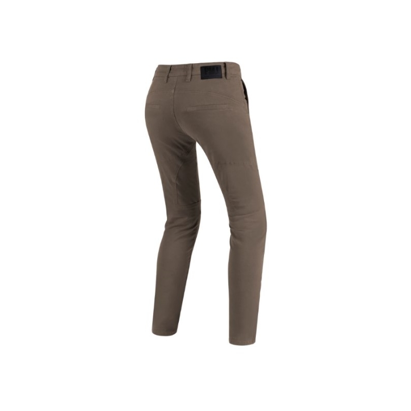 Jeans da moto PMJ Santiago marrone da donna Saldi