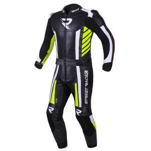 Tuta da uomo Street Racer GT6 nero-bianco-giallo fluo Saldi