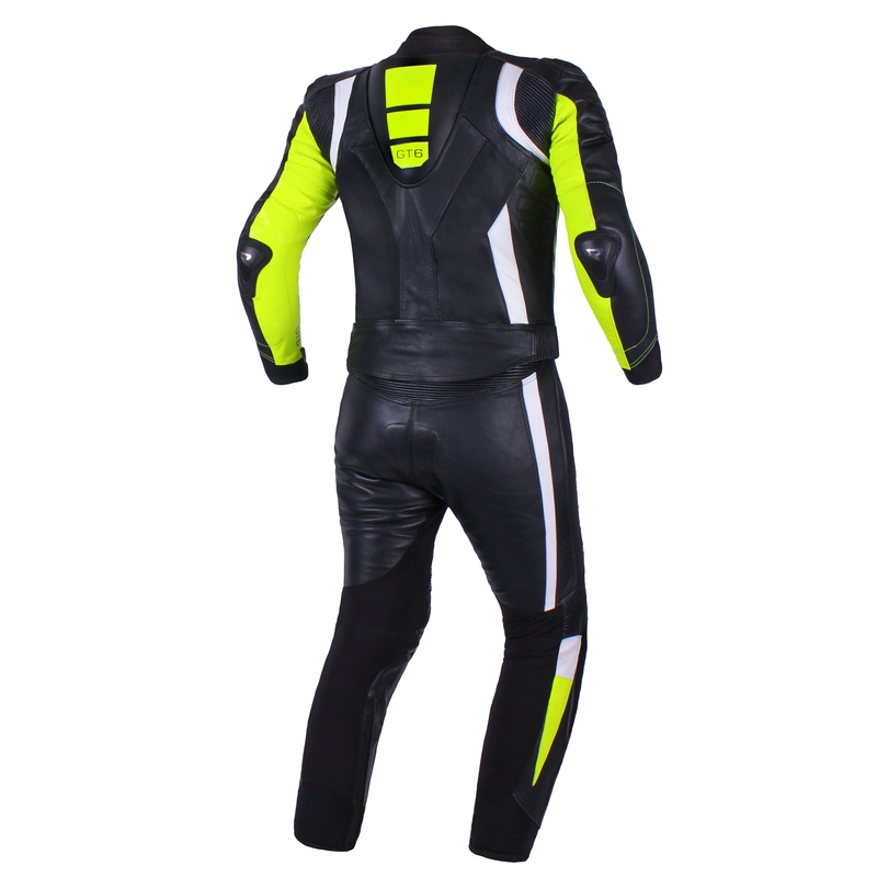 Tuta da uomo Street Racer GT6 nero-bianco-giallo fluo Saldi