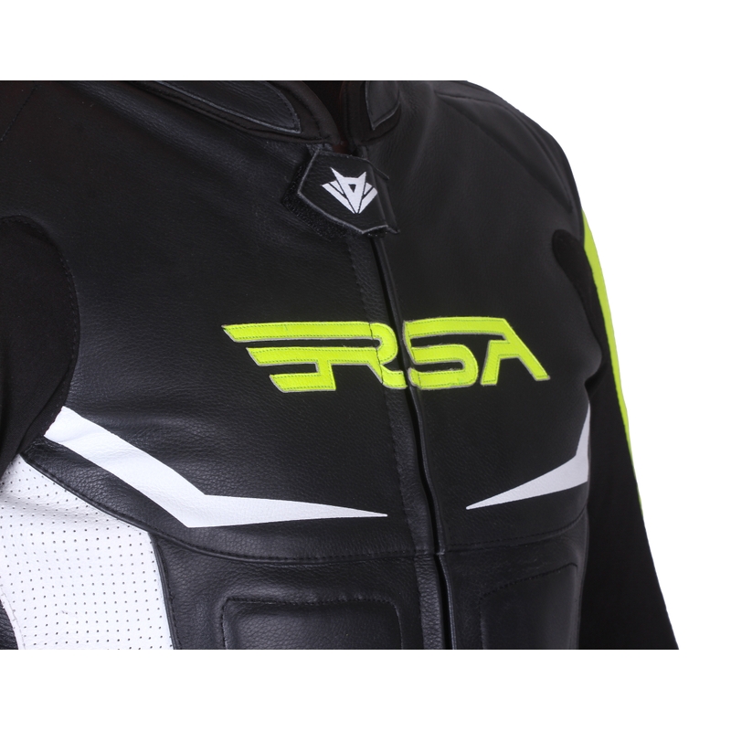 Tuta da uomo RSA Blade nero-bianco-giallo fluo Saldi