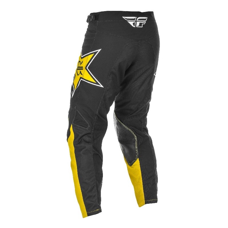 Motokrosové kalhoty FLY Racing Kinetic Rockstar 2021 žluto-černé